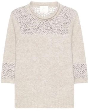 Marella Round-Neck Knitwear - Blanco