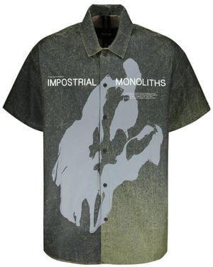 ISO.POETISM Short Sleeve Shirts - Green