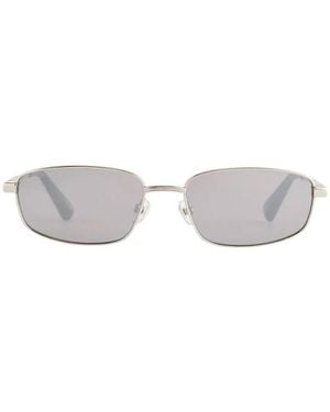 Jacquemus Accessoires ,Grijs ,Sera Zonnebril - Wit