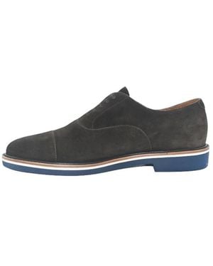 Fratelli Rossetti Schoenen ,Bruin ,Leer York Stringata - Zwart