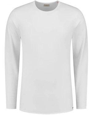 Dstrezzed Baumwollstrick Rollkragen Polo Shirt - Weiß