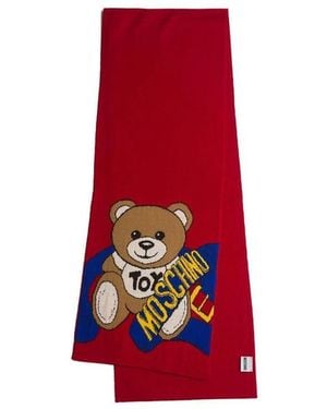 Moschino Accessoires ,Rood ,Wol M2804 Sjaal