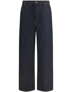 Thom Browne Wide Jeans - Azul