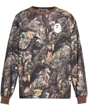 A Bathing Ape Long Sleeve Tops - Gris