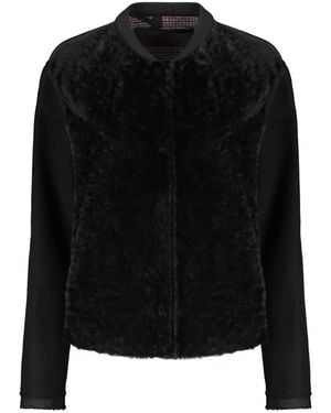 Moorer Faux Fur & Shearling Jackets - Black