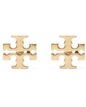 Tory Burch Goldene double t stecker - Mettallic
