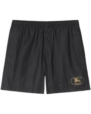 Burberry Zwart Zee Kleding Met Ruiterontwerp