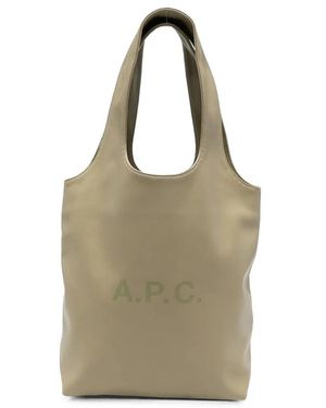 A.P.C. Tassen ,Groen ,Leer Ninon Small Tote