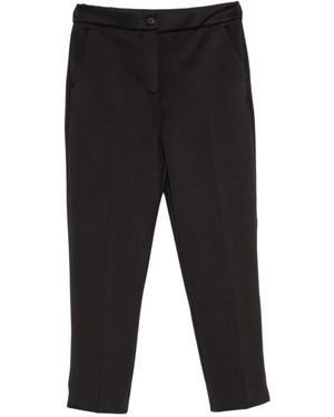 Max Mara Cropped Trousers - Negro