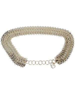 Rabanne Accessoires ,Geel ,Leer 1969 Jewelry Belt - Metallic