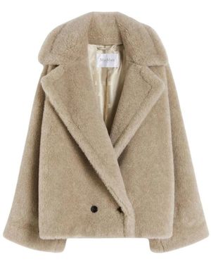 Max Mara Jassen ,Kasjmier Mxmcambusa Coat - Naturel