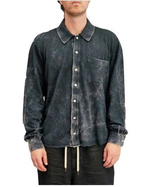 ATOMOFACTORY Overhemden ,Zwart ,Casual Shirts - Grijs