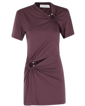 Rabanne Short Dresses - Purple