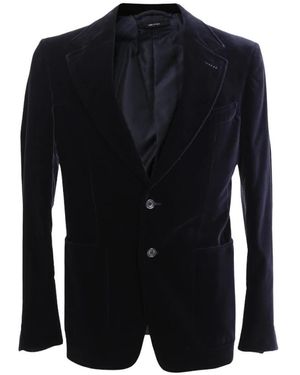 Tom Ford Velvet Blazer - Zwart