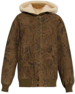 Etro Leather Jackets - Verde