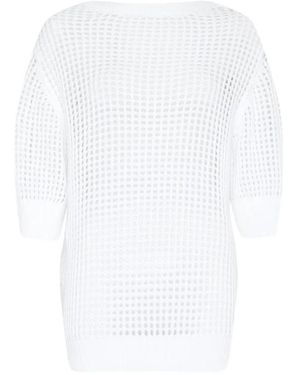 Vilebrequin Crochet Sweater Solid - Weiß