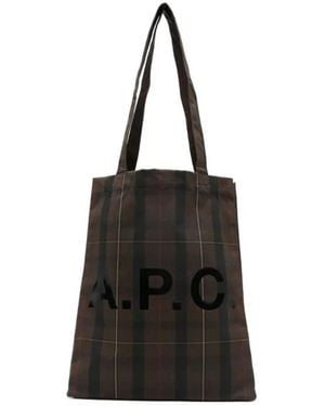 A.P.C. Tote Bags - Noir