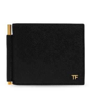 Tom Ford Grained Leather Card Holder - Schwarz