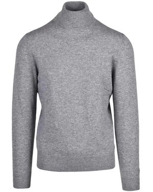 MC2 Saint Barth Truien & Vesten ,Grijs ,Wol Maglia Ciclista