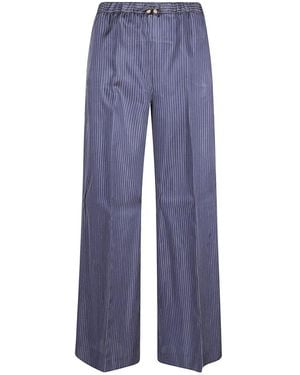True Royal Wide Trousers - Azul