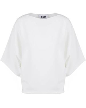 Alpha Studio Blouses - Blanco