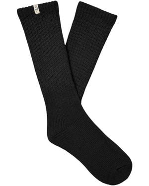 UGG Tyla Slouchy Crew Ii Socke - Schwarz