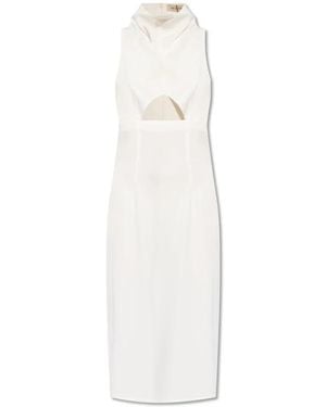 The Mannei Lomma kleid mit hohem kragen the nei - Weiß