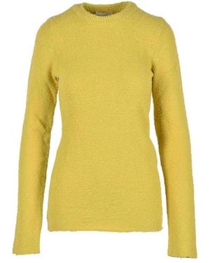 Sportmax Round-Neck Knitwear - Amarillo