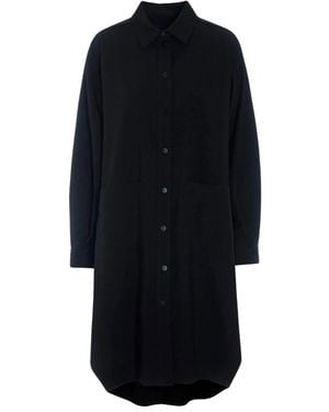 Bitte Kai Rand Kleedjes ,Zwart ,Polyester Tokyo Twill Shirt Dress