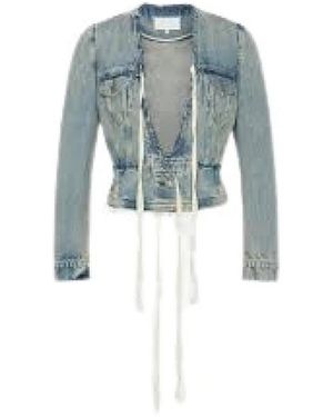 Maison Margiela Denim Jackets - Blue