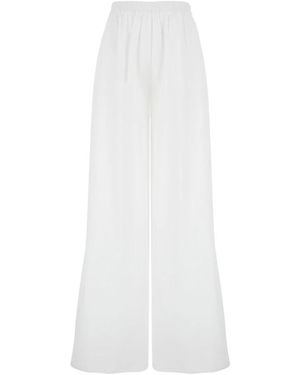 ANDAMANE Wide Trousers - Bianco
