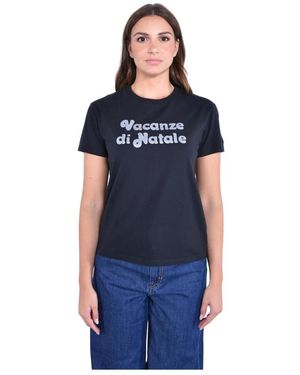 Mc2 Saint Barth Ikonic Baumwoll-Rundhalsausschnitt T-Shirt - Blau
