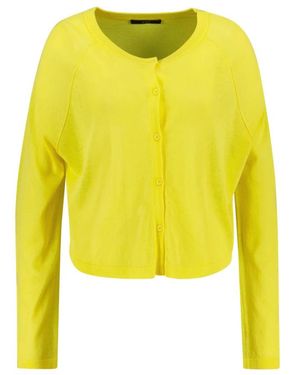 Ouí Oversized Cardigan Aus Viskosemischung - Gelb