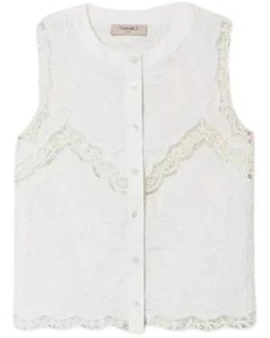 Twinset Sleeveless Tops - White