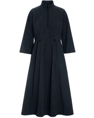 Bitte Kai Rand Fitted Midi Jurk - Blauw