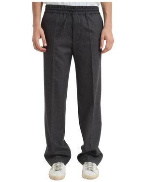 Drole de Monsieur Graue Straight Leg Hose