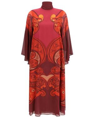 La DoubleJ Midi Dresses - Rouge