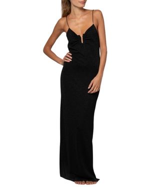 Beliza Ava Langes Kleid - Schwarz