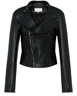 Maison Margiela Leather Jackets - Black