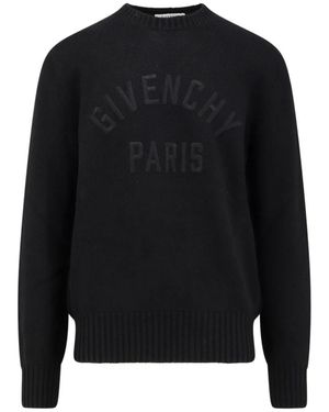 Givenchy Round-Neck Knitwear - Zwart