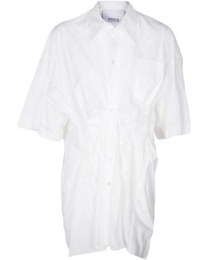 Erika Cavallini Semi Couture Shirt Dresses - White