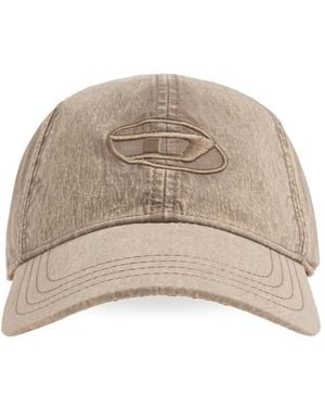 DIESEL Cap With Visor C-Nyloff - Natur