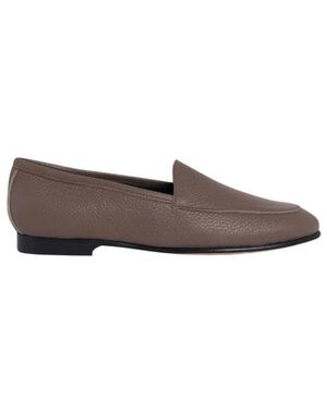 Kiton Schoenen ,Paars ,Leer Hertenleren Loafers - Bruin