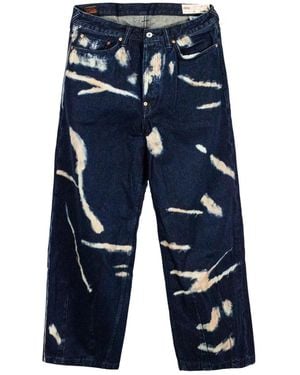 Evisu Straight Jeans - Bleu