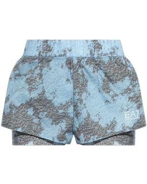 EA7 Running Shorts - Azul