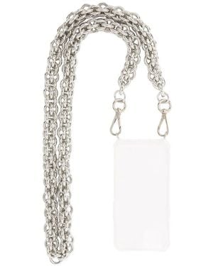 1017 ALYX 9SM Oversized Chain Strap Iphone 13 Hülle - Weiß