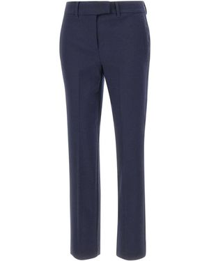 Marella Slim-Fit Trousers - Blue