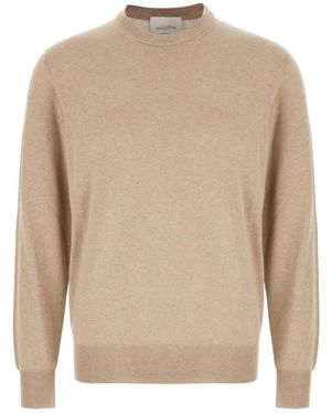 Ballantyne Round-Neck Knitwear - Natural