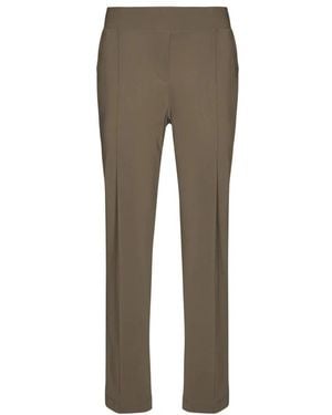 Elena Miro Slim-Fit Pants - Gray