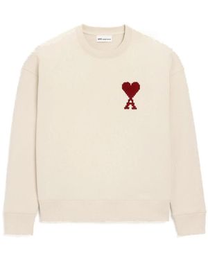Ami Paris Sweatshirts - White